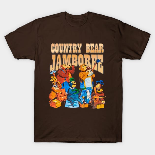 Country Bear Jamboree Vintage Retro T-Shirt by ThisIsFloriduhMan